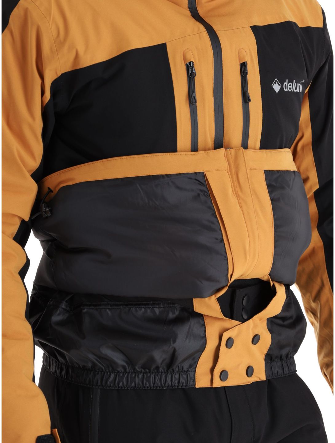 Deluni, Icerocker Pro veste de ski hommes Black / Brown brun, noir 