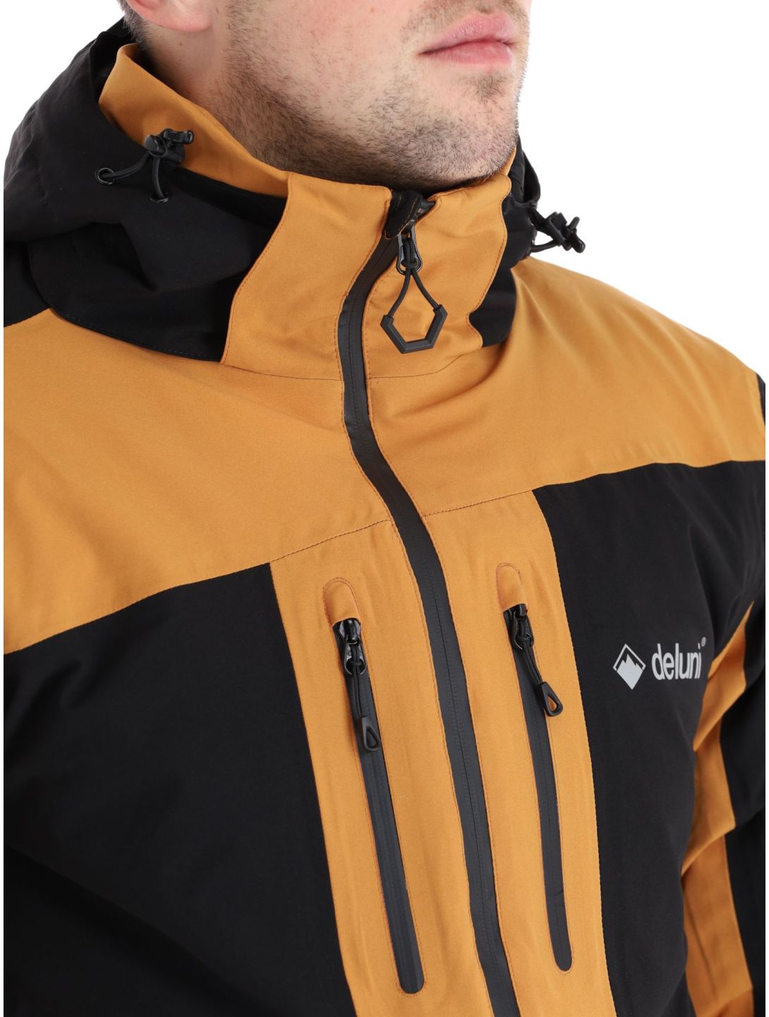 Deluni, Icerocker Pro veste de ski hommes Black / Brown brun, noir 