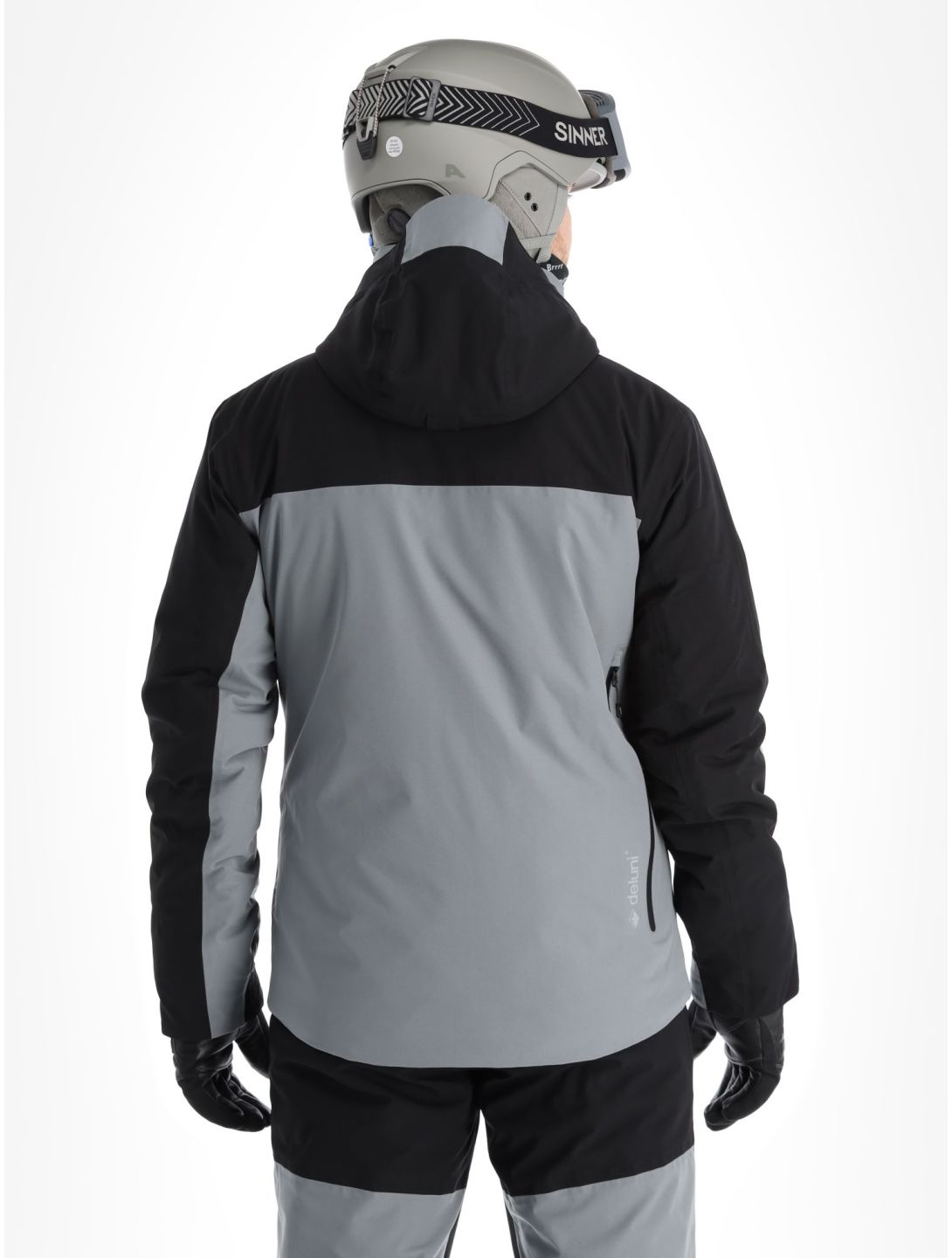 Deluni, Icerocker Pro veste de ski hommes Black / Dark Grey gris, noir 