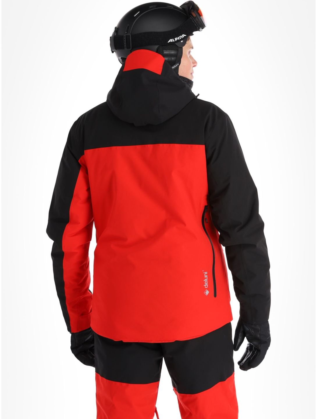 Deluni, Icerocker Pro veste de ski hommes Black / Red noir, rouge 