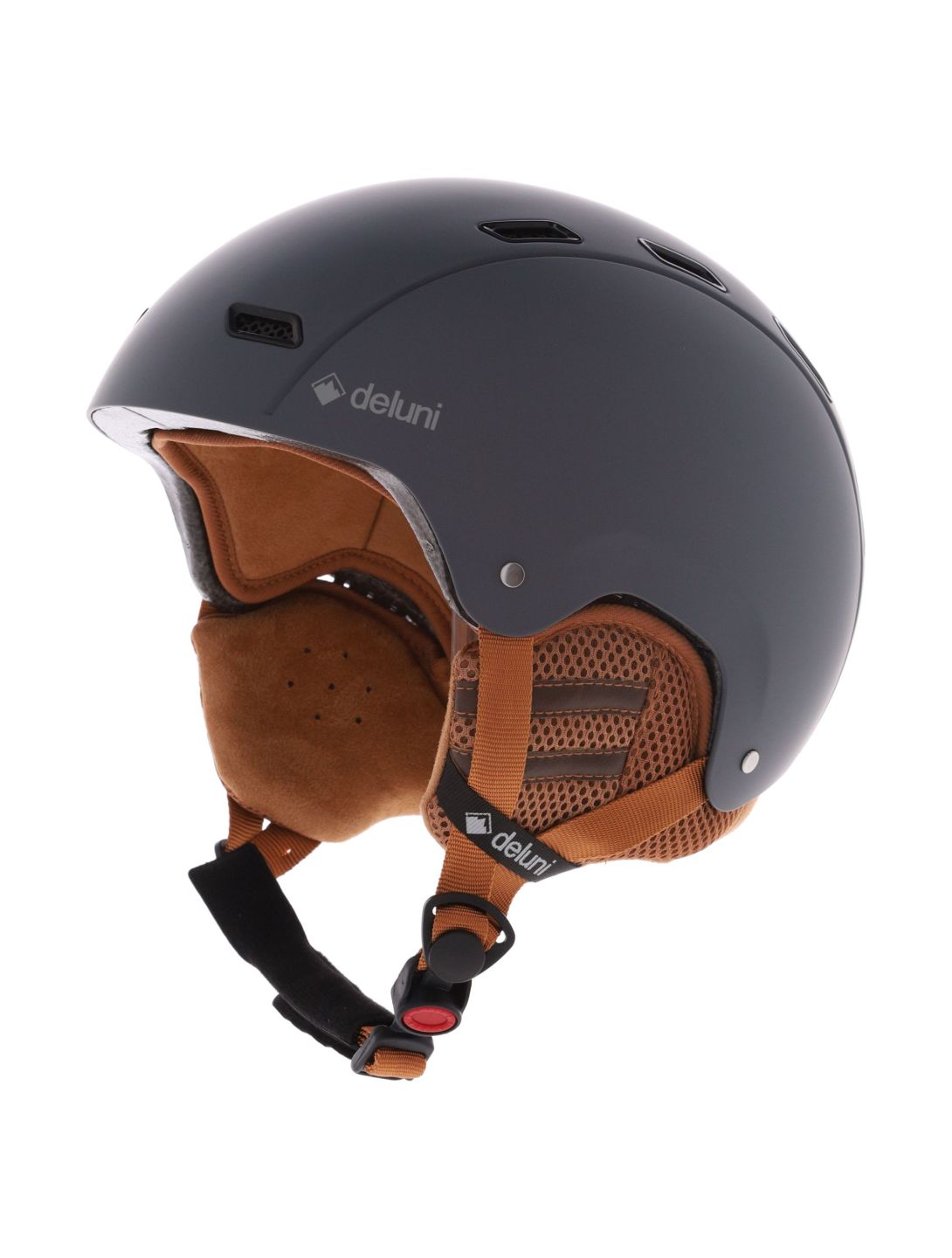 Deluni, Montano 2 casque de ski unisexe Matt Dark Grey gris 