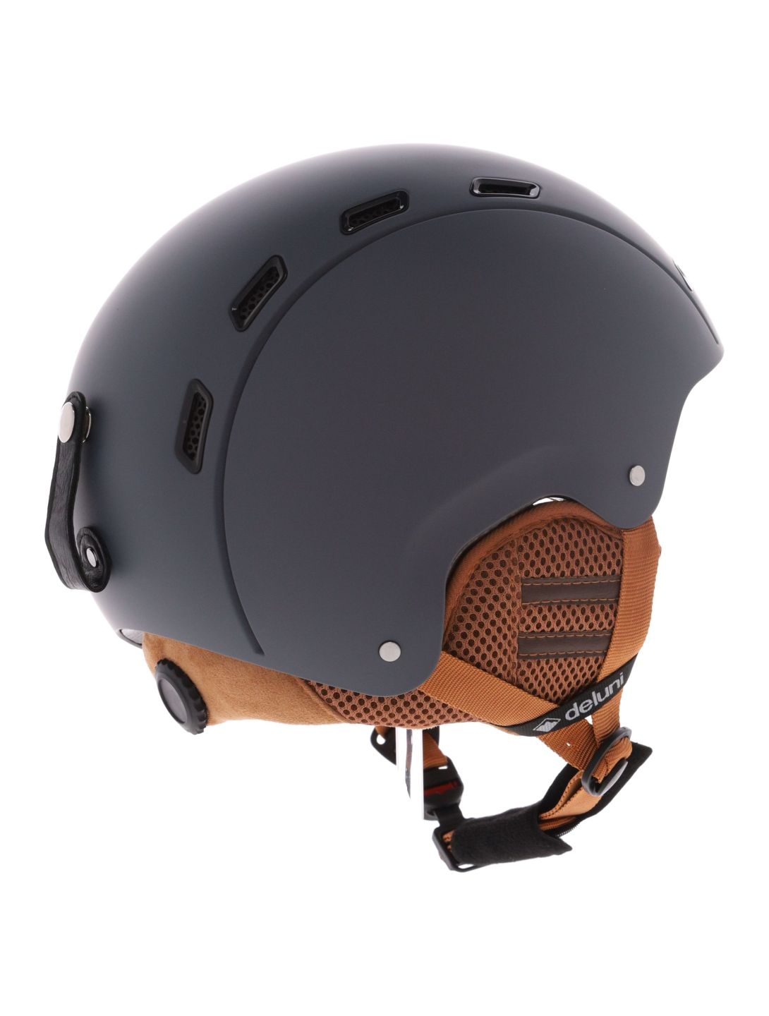 Deluni, Montano 2 casque de ski unisexe Matt Dark Grey gris 