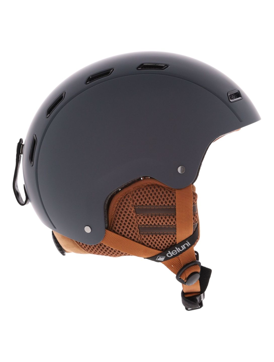 Deluni, Montano 2 casque de ski unisexe Matt Dark Grey gris 