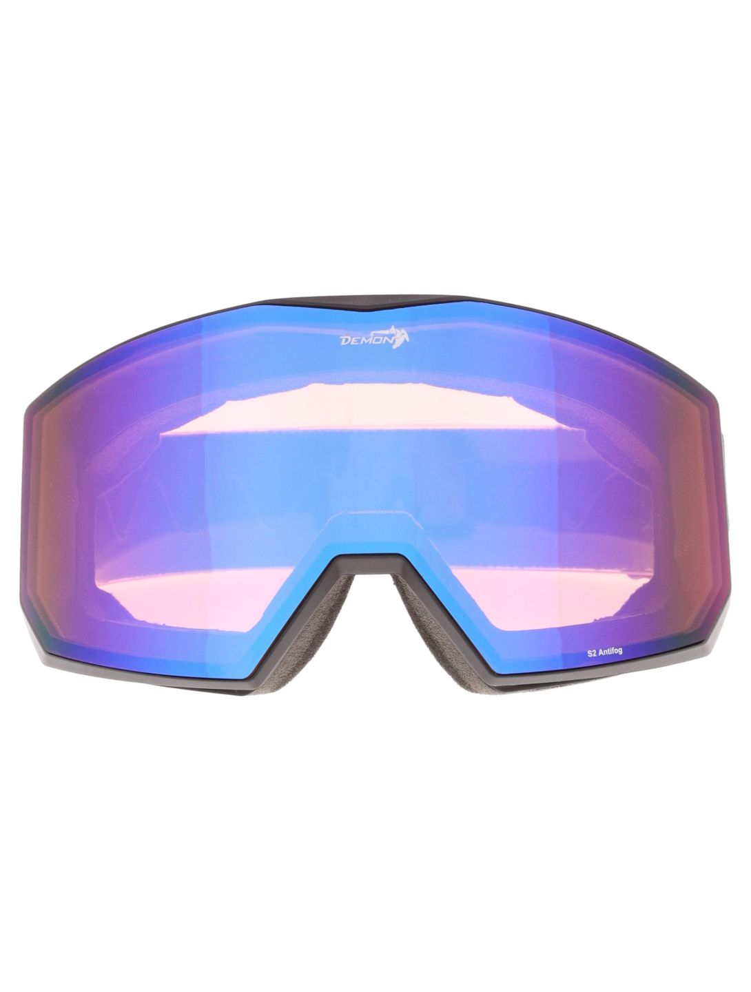 Demon, Future lunettes de ski unisexe Black Blue - Orange Blue Mirror noir 