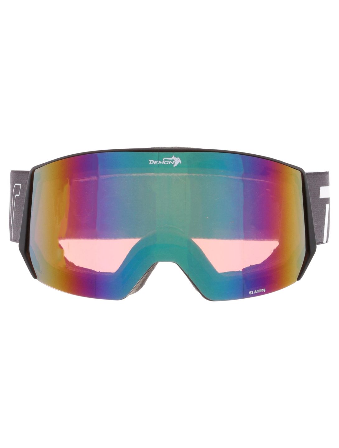 Demon, Intrepid (OTG) lunettes de ski OTG unisexe Black Green - Orange Green Mirror noir 