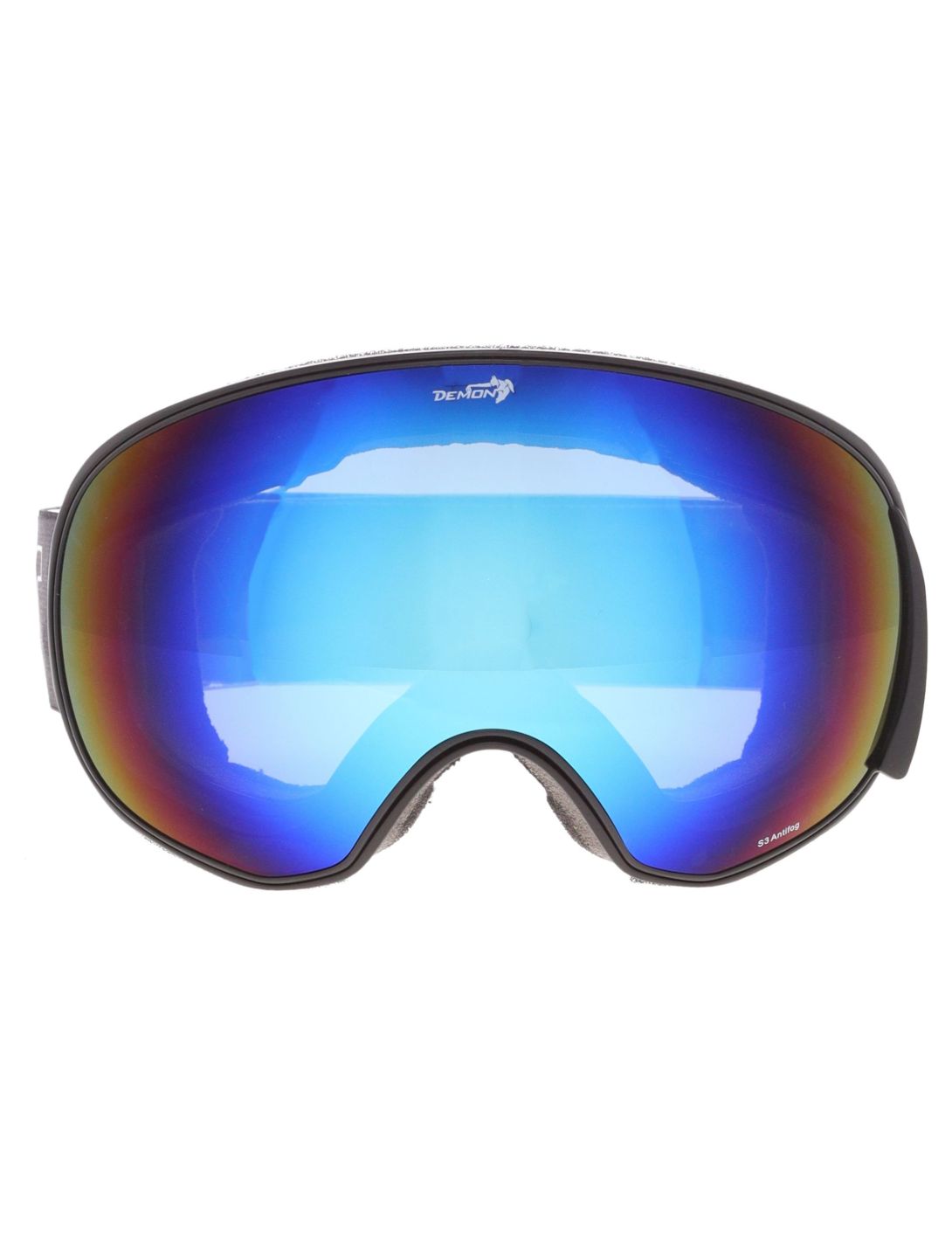 Demon, Magnet lunettes de ski objectif supplémentaire unisexe Matt Black Blue - Multilayer Smoke Blue noir 