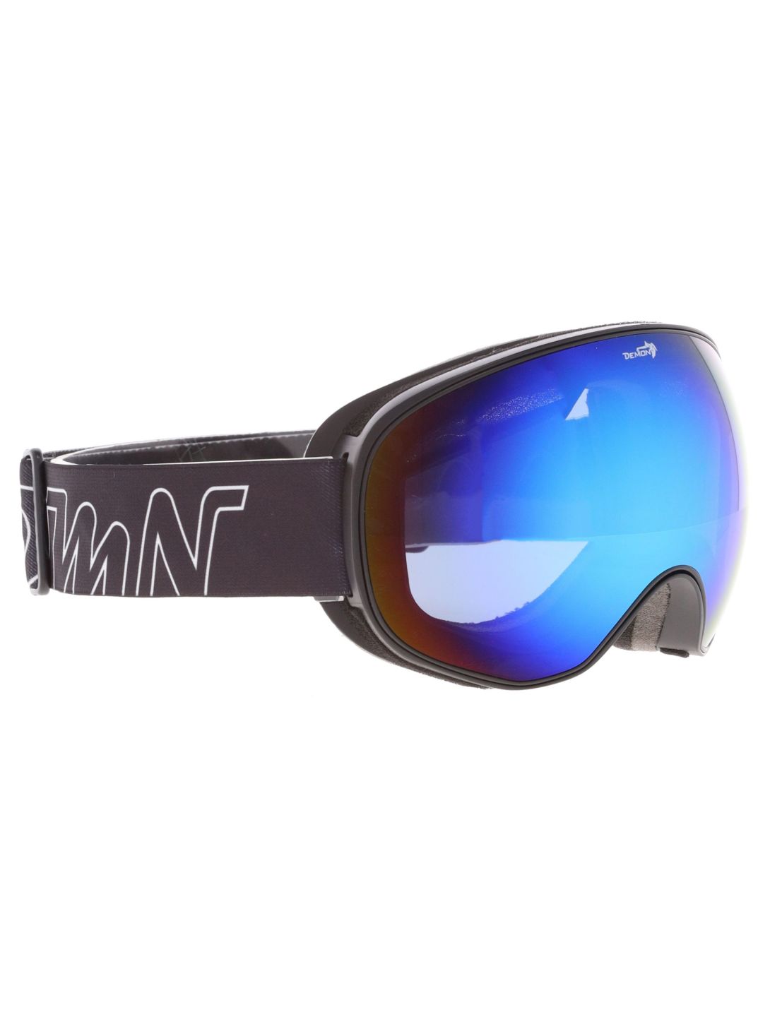 Demon, Magnet lunettes de ski objectif supplémentaire unisexe Matt Black Blue - Multilayer Smoke Blue noir 