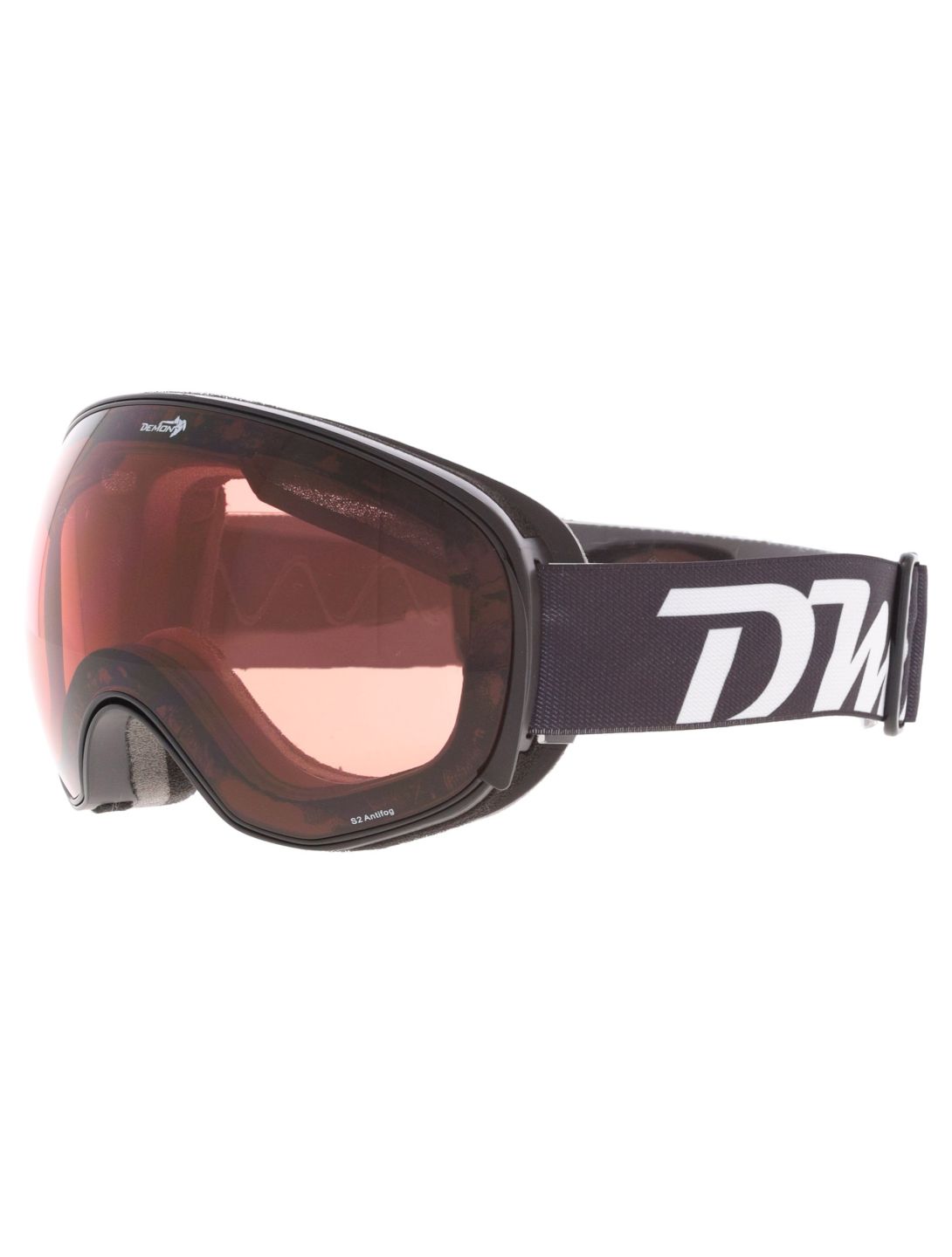 Demon, Magnet lunettes de ski objectif supplémentaire unisexe Matt Black Blue - Multilayer Smoke Blue noir 