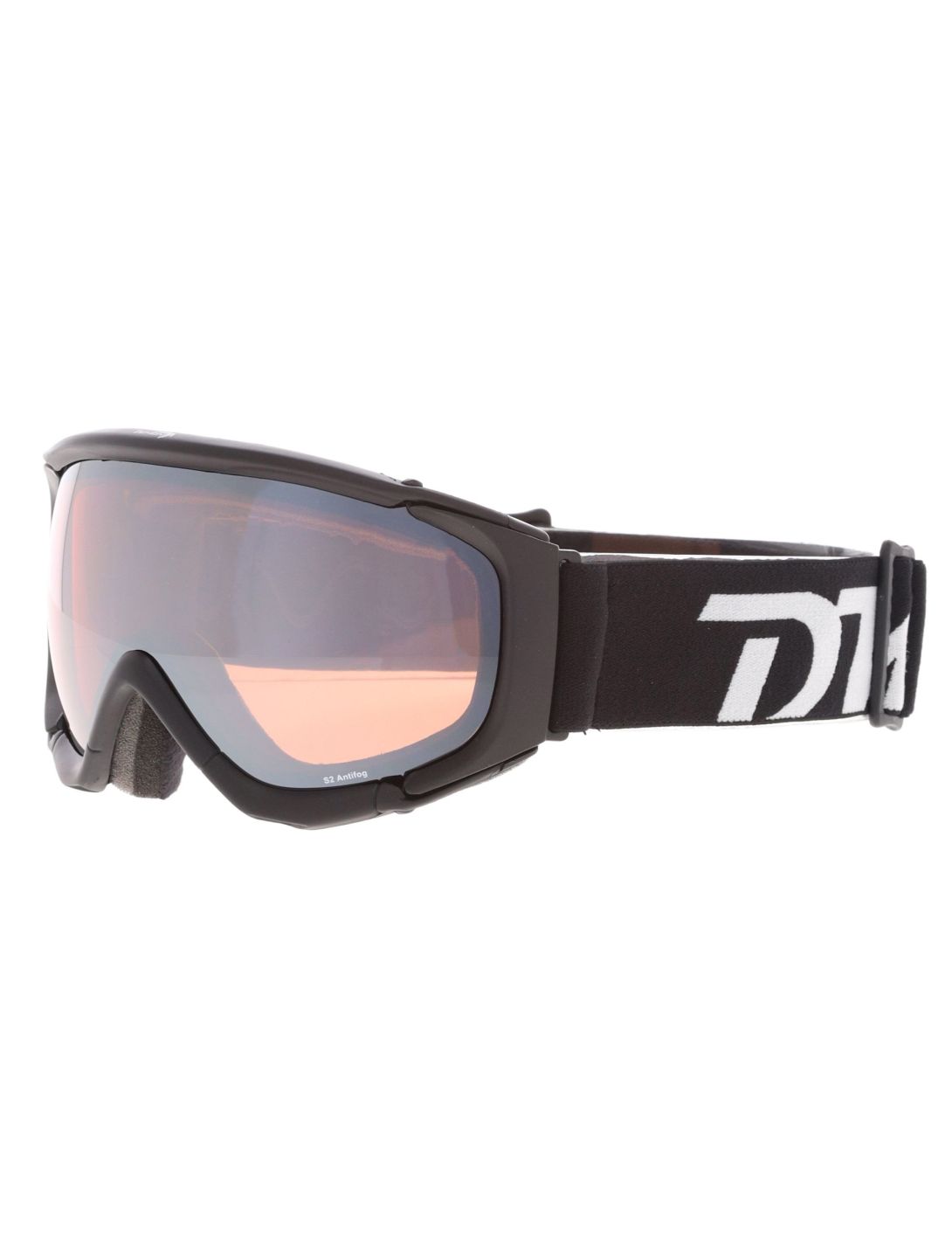 Demon, Matrix lunettes de ski unisexe Matt Black - Orange Silver Mirror noir 