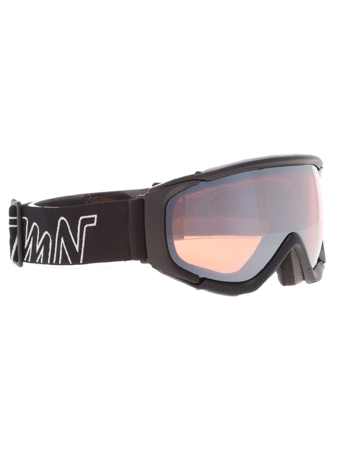 Demon, Matrix lunettes de ski unisexe Matt Black - Orange Silver Mirror noir 