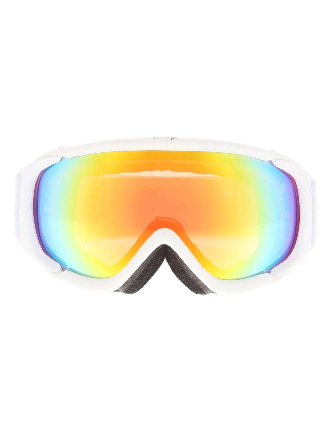 Demon, Matrix lunettes de ski unisexe Matt White Red - Pink Multilayer Orange blanc 