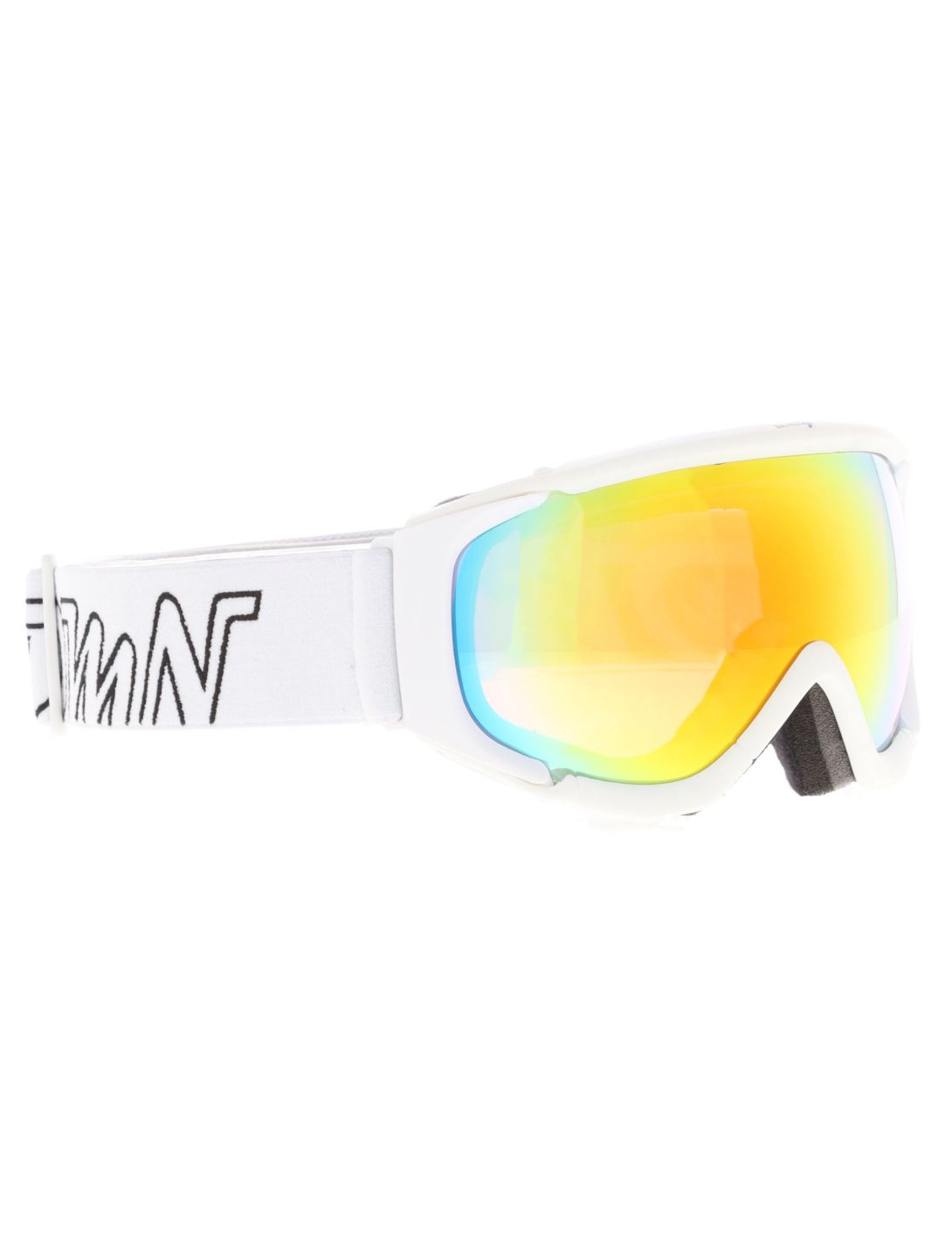 Demon, Matrix lunettes de ski unisexe Matt White Red - Pink Multilayer Orange blanc 