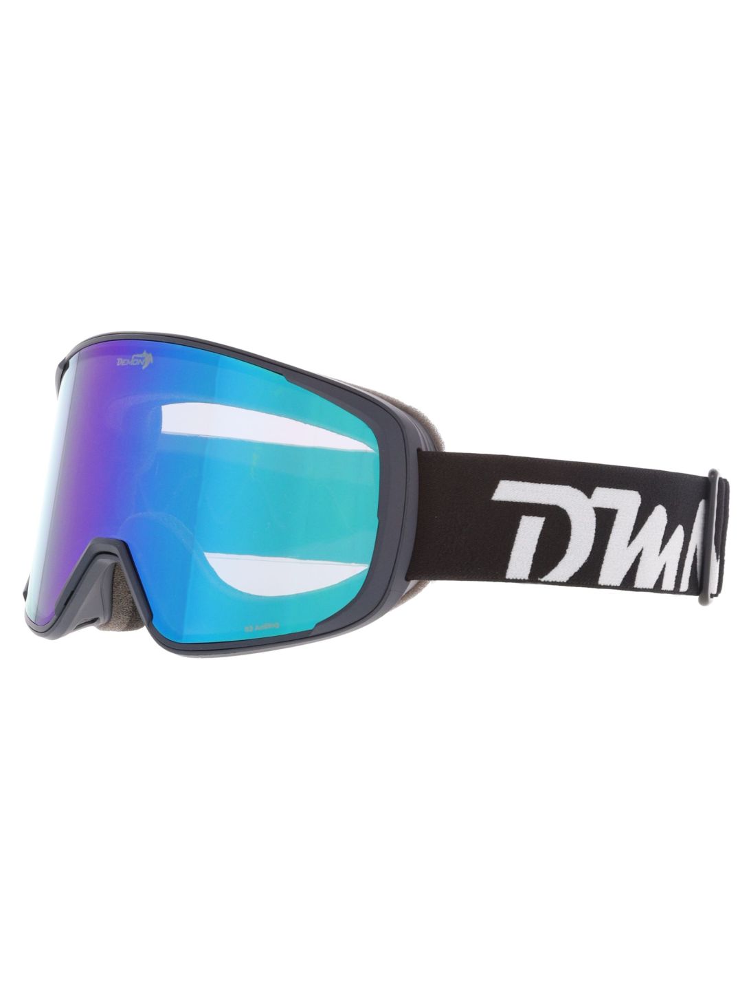 Demon, Provider lunettes de ski unisexe Matt Dark Octanio - Orange Green Mirror 