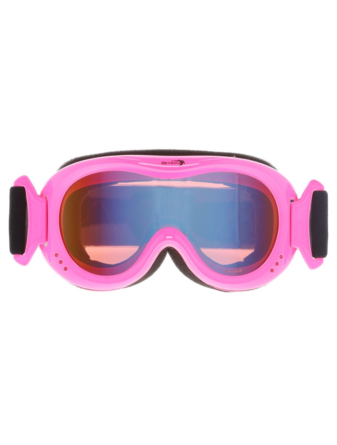 Demon, Snow 6 Mirror lunettes de ski enfants Fuchsia Fluo Safety - Orange Blue Mirror 