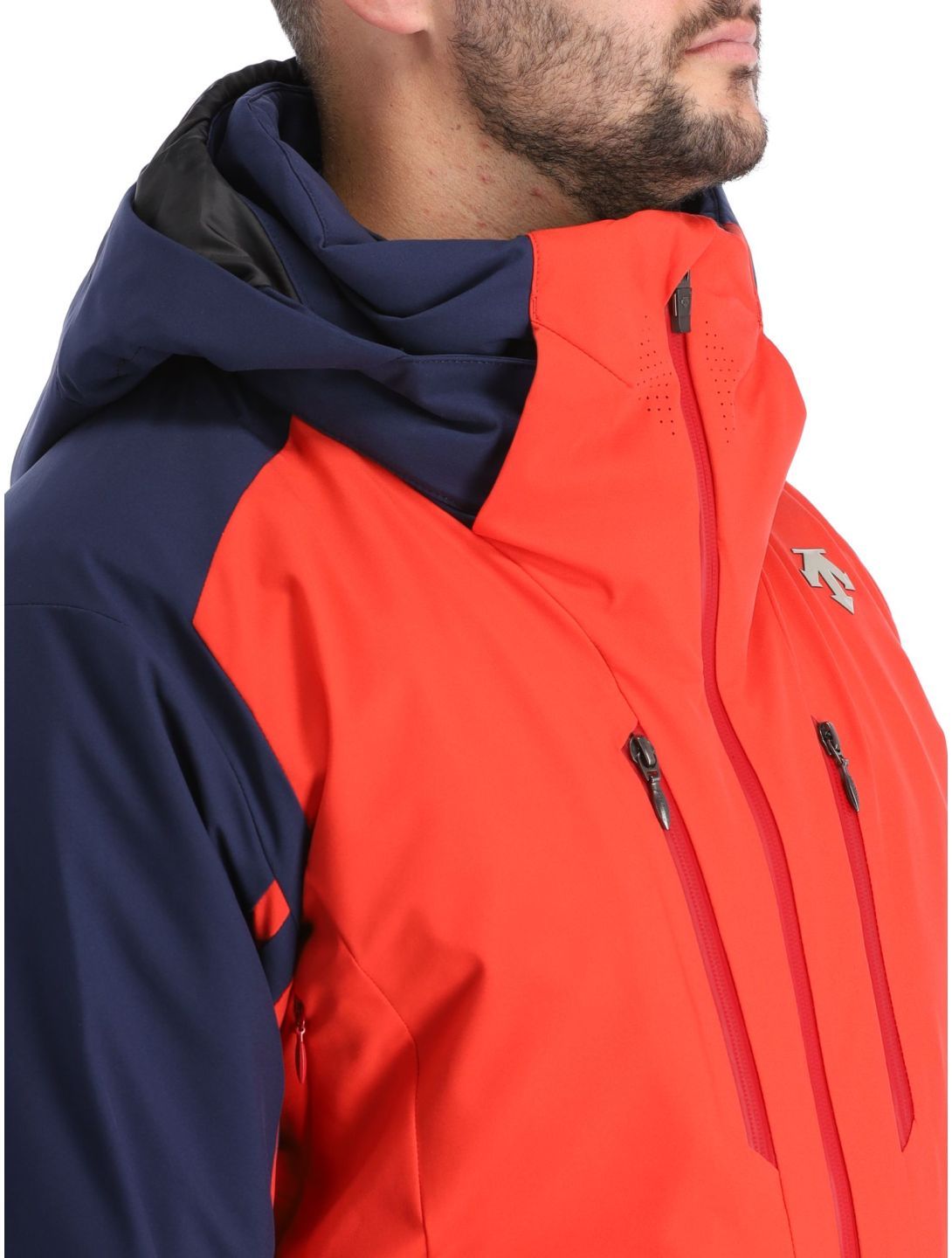 Descente, Chester veste de ski hommes Electric Red bleu, rouge 