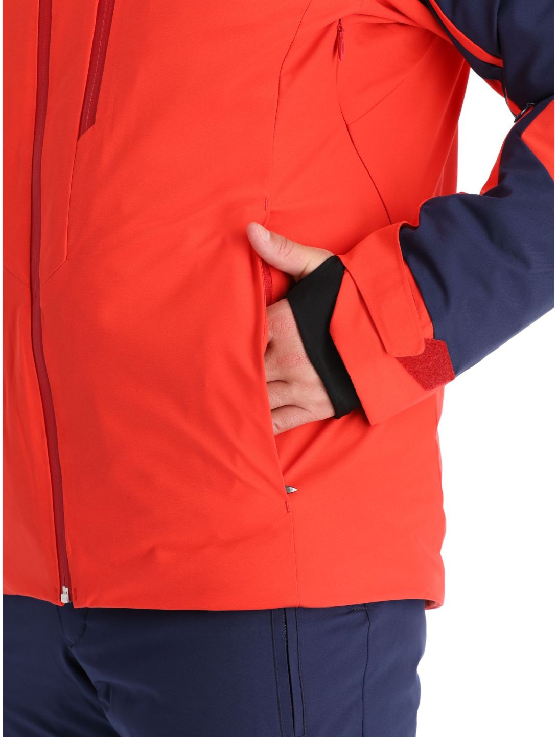 Descente, Chester veste de ski hommes Electric Red bleu, rouge 