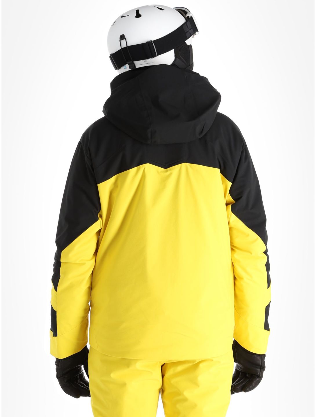 Descente, Chester veste de ski hommes Warbler Yellow jaune, noir 