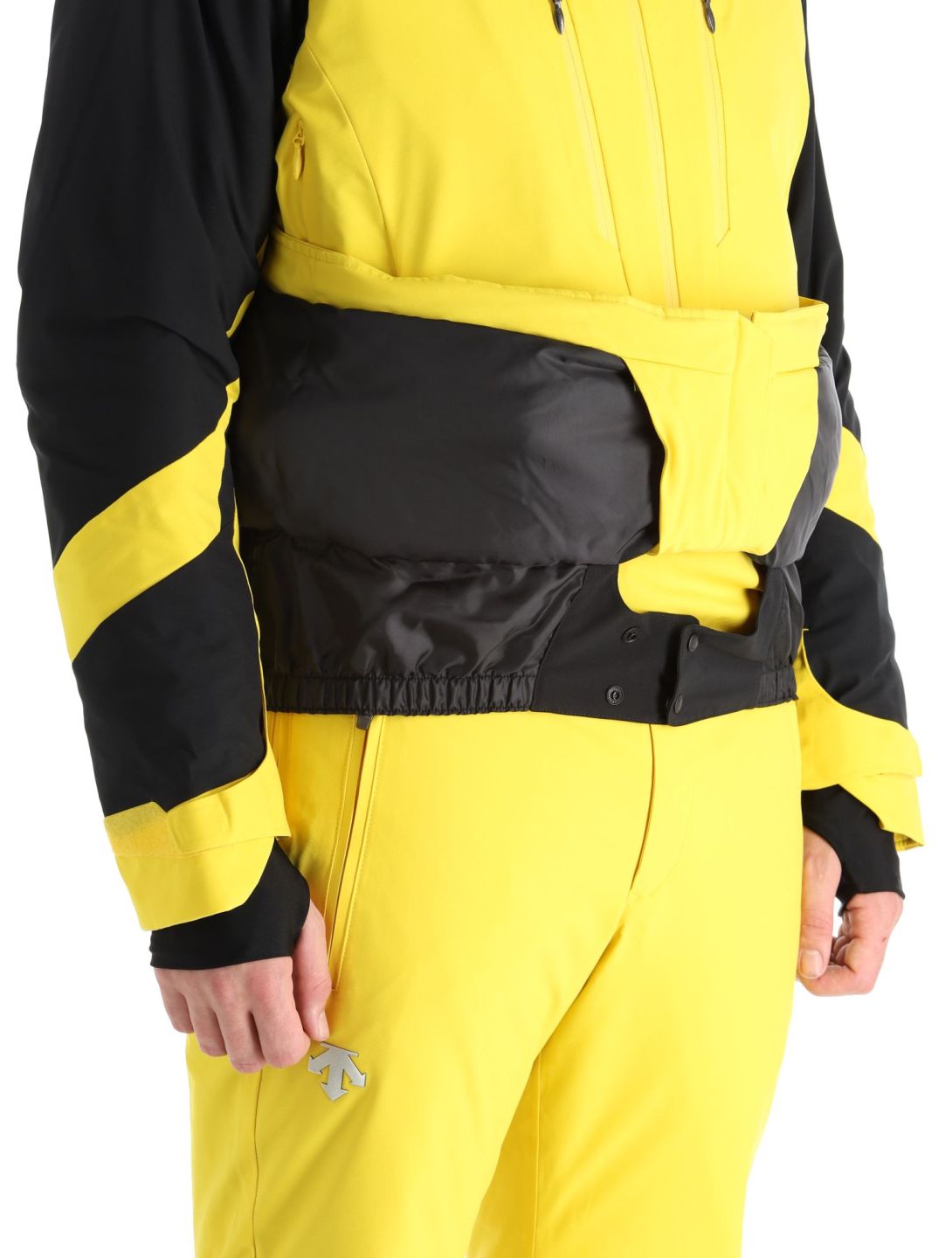 Descente, Chester veste de ski hommes Warbler Yellow jaune, noir 