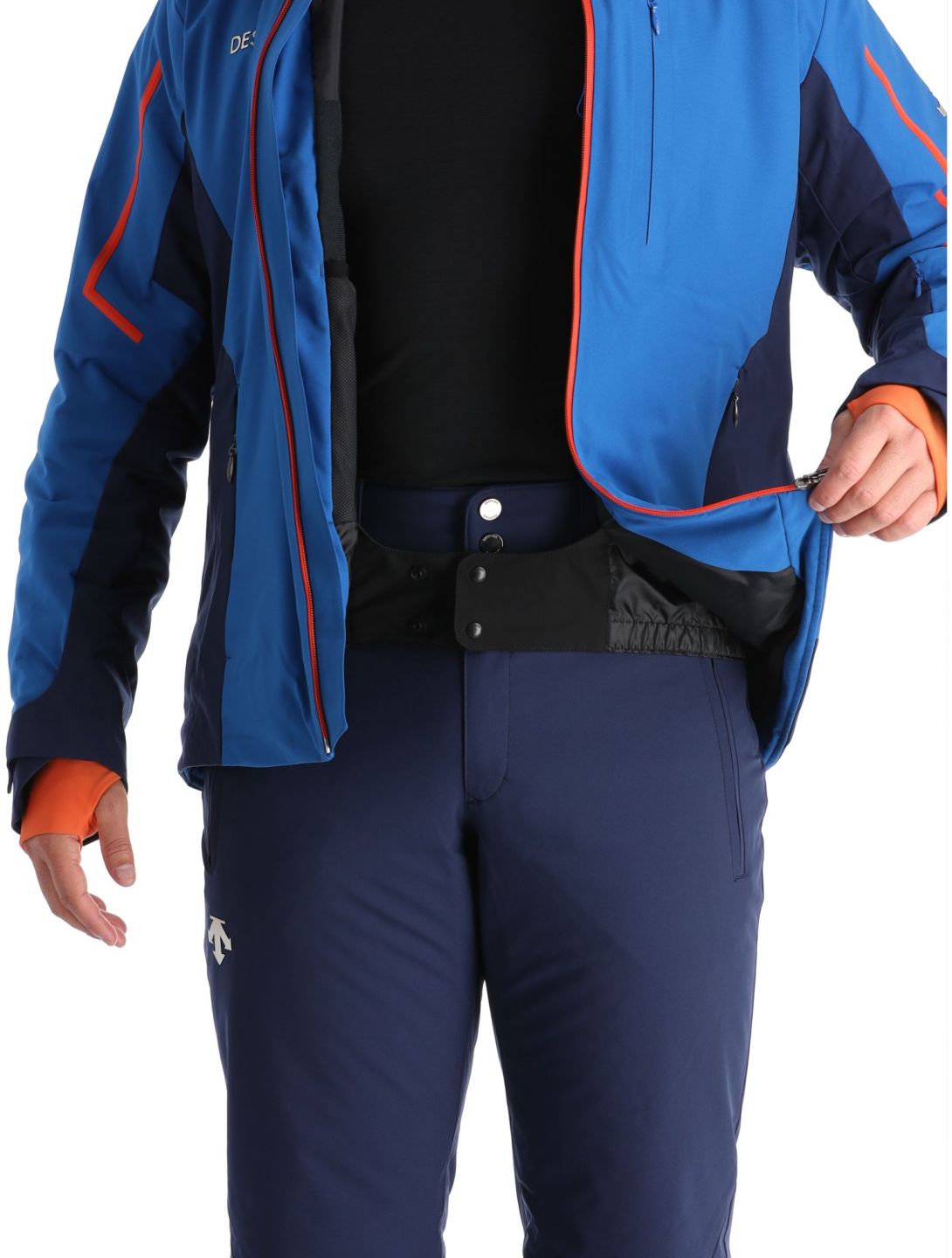 Descente, Cody veste de ski hommes Laps Blue bleu, noir 