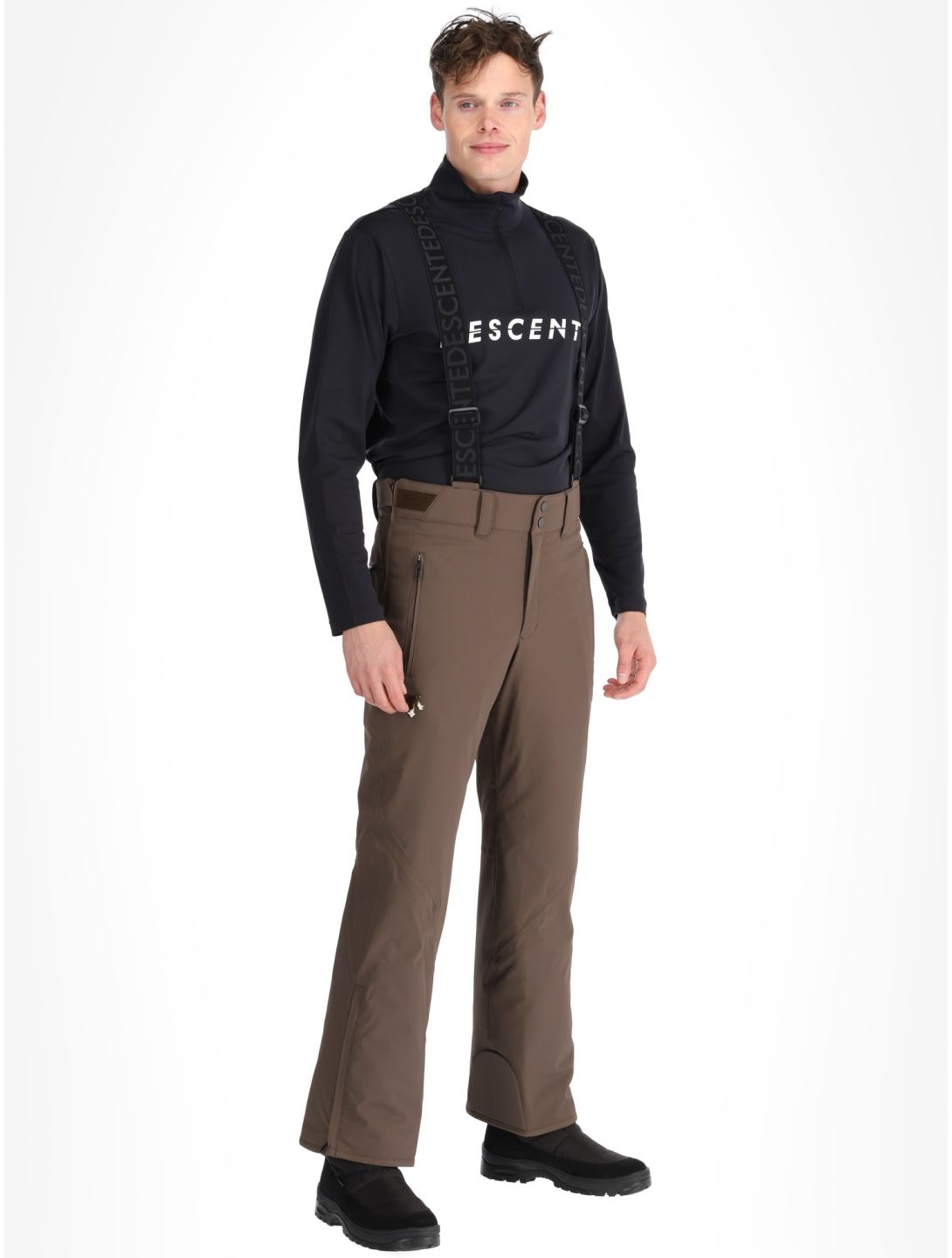 Descente, M-GD40 pantalon de ski hommes Bark Brown brun 