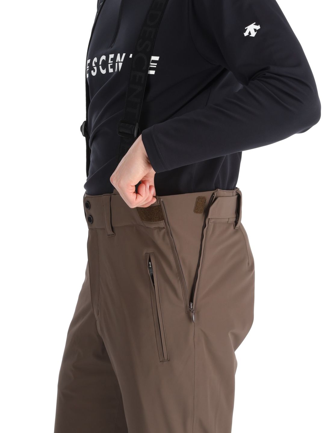 Descente, M-GD40 pantalon de ski hommes Bark Brown brun 