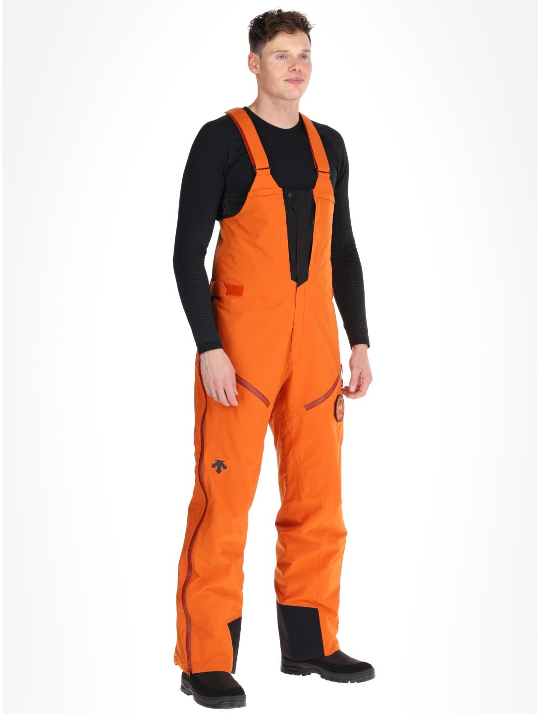 Descente, M-GD50M Marco Odermatt pantalon de ski à coque dure BIB hommes Ripen Orange orange 