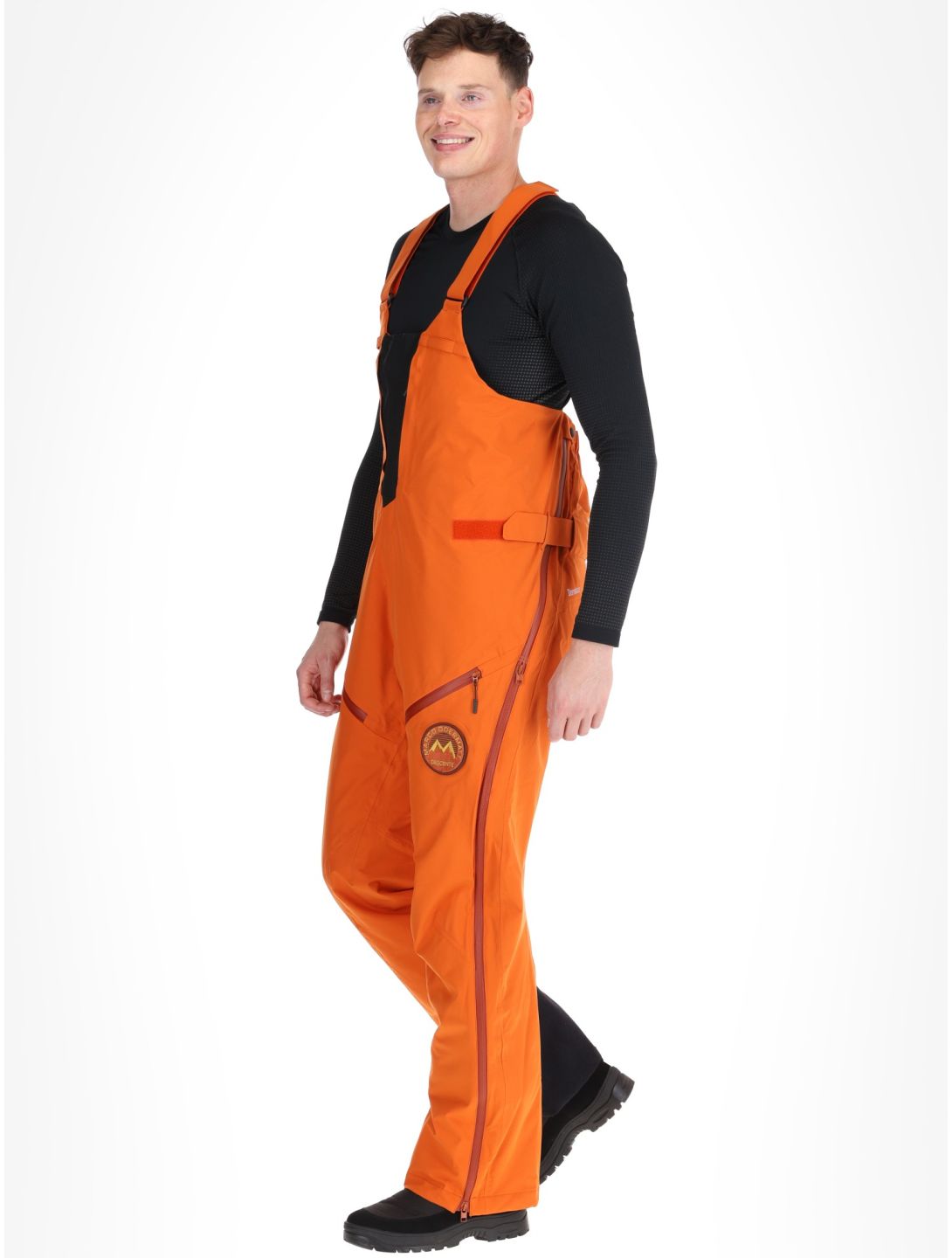 Descente, M-GD50M Marco Odermatt pantalon de ski à coque dure BIB hommes Ripen Orange orange 