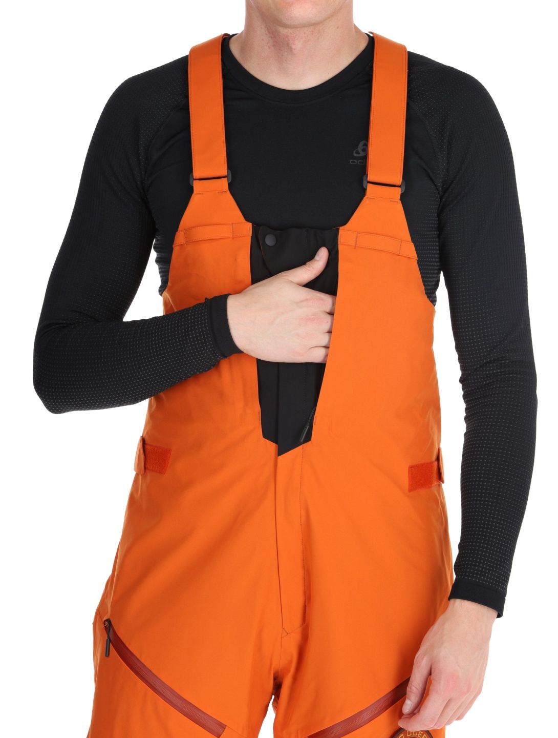 Descente, M-GD50M Marco Odermatt pantalon de ski à coque dure BIB hommes Ripen Orange orange 