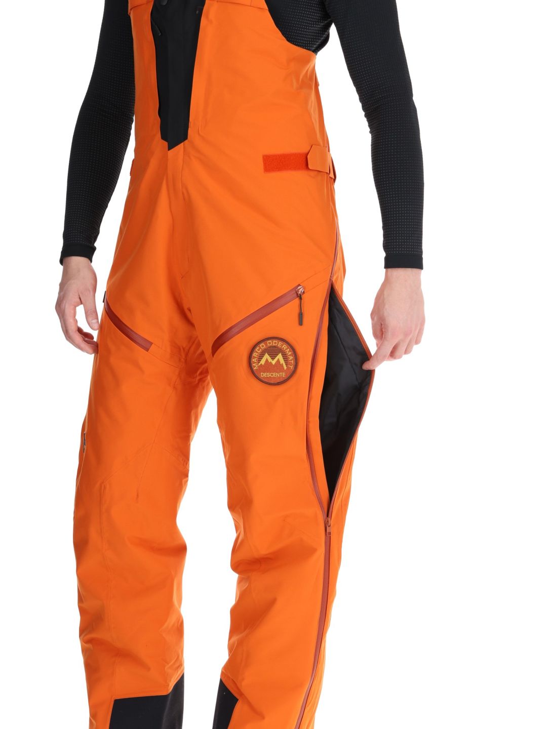 Descente, M-GD50M Marco Odermatt pantalon de ski à coque dure BIB hommes Ripen Orange orange 