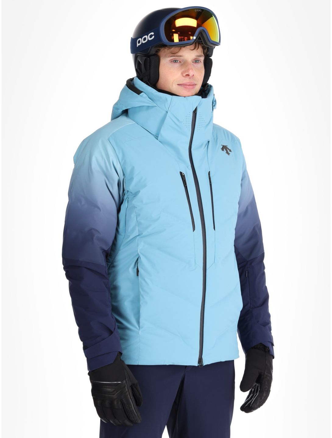 Descente, M-GK21 veste de ski hommes Echo Blue/Dark Night bleu 