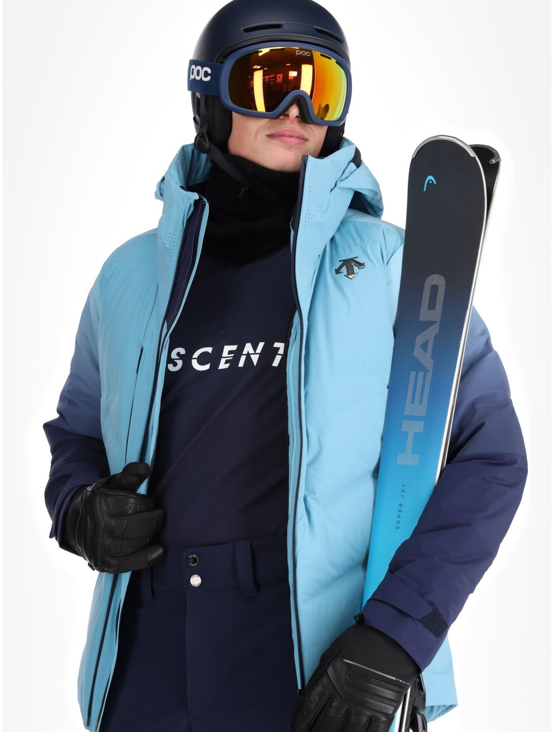 Descente, M-GK21 veste de ski hommes Echo Blue/Dark Night bleu 