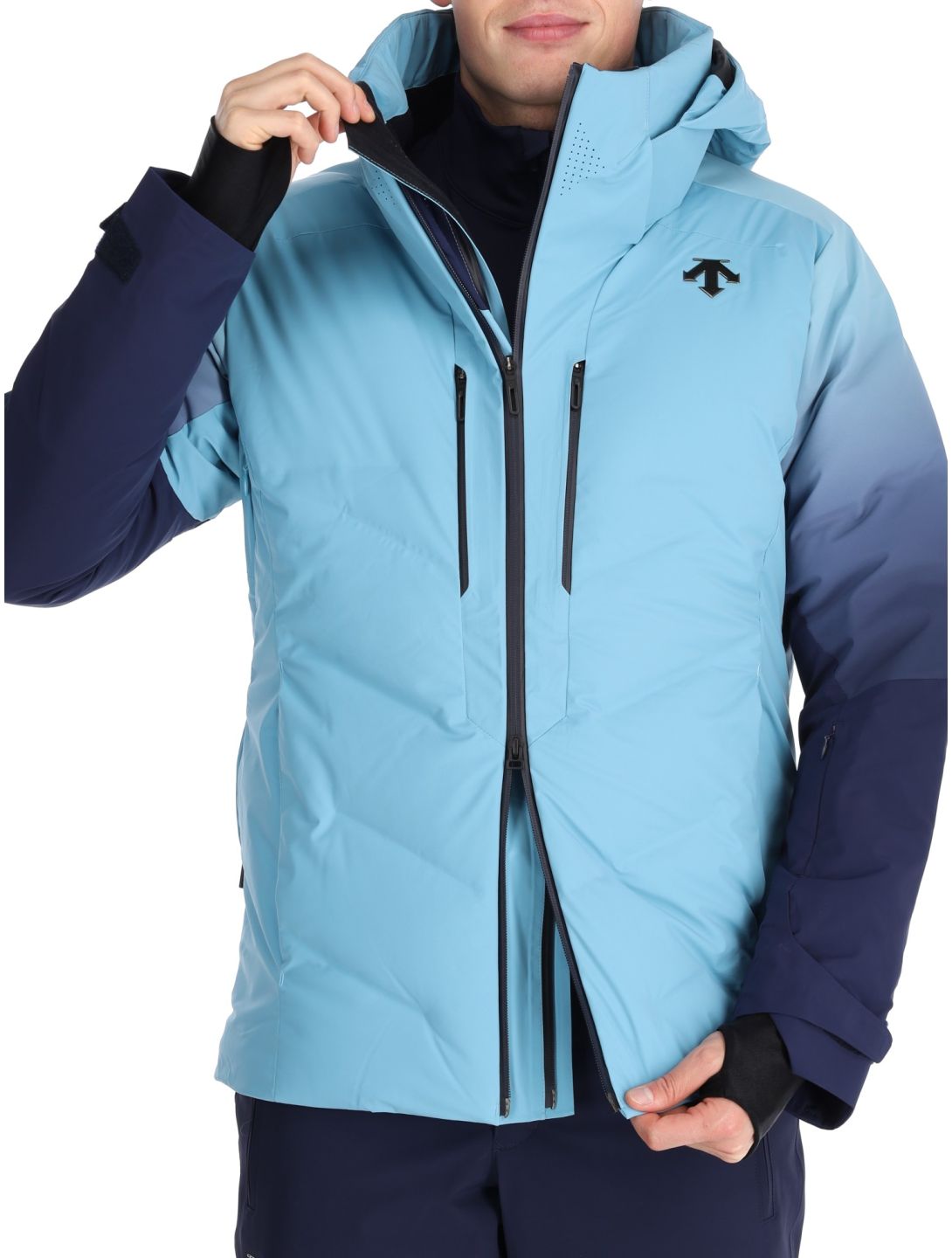 Descente, M-GK21 veste de ski hommes Echo Blue/Dark Night bleu 