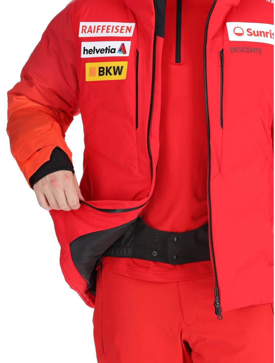 Descente, M-GK21 veste de ski hommes Swiss rouge 