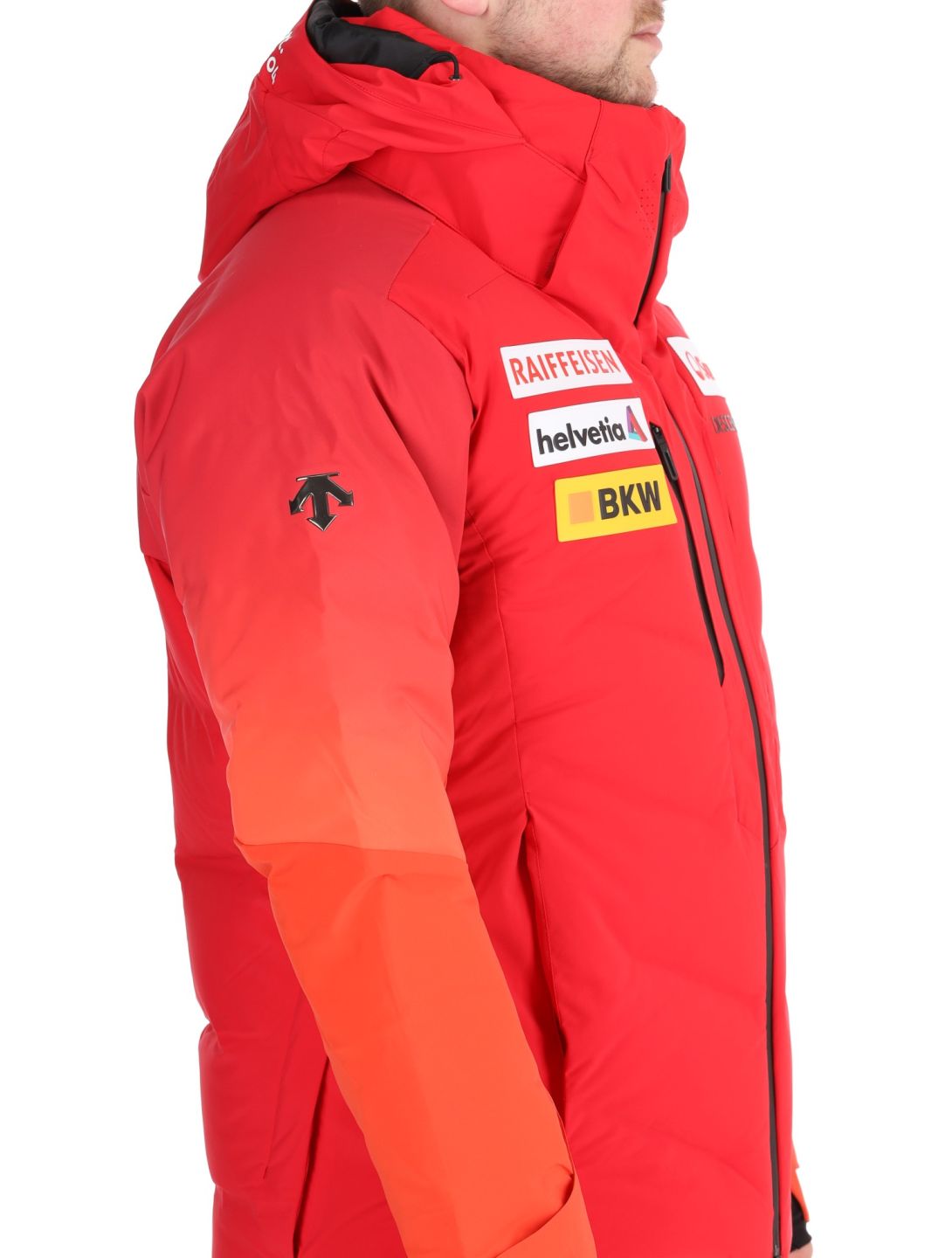 Descente, M-GK21 veste de ski hommes Swiss rouge 