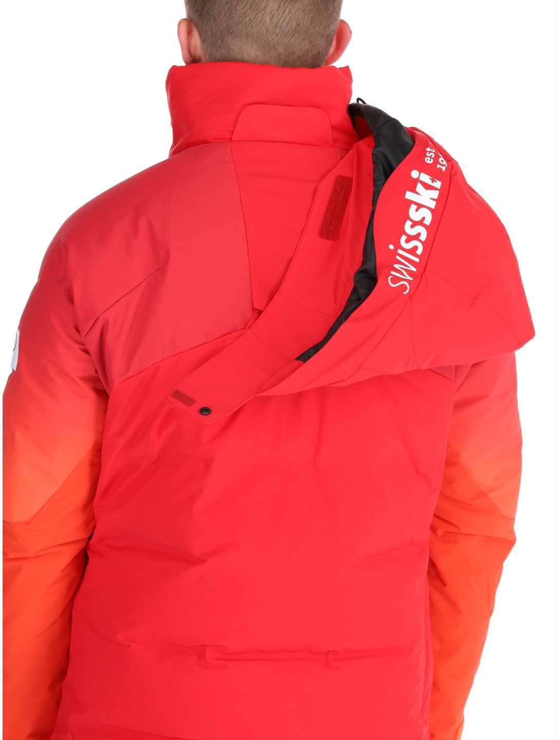 Descente, M-GK21 veste de ski hommes Swiss rouge 