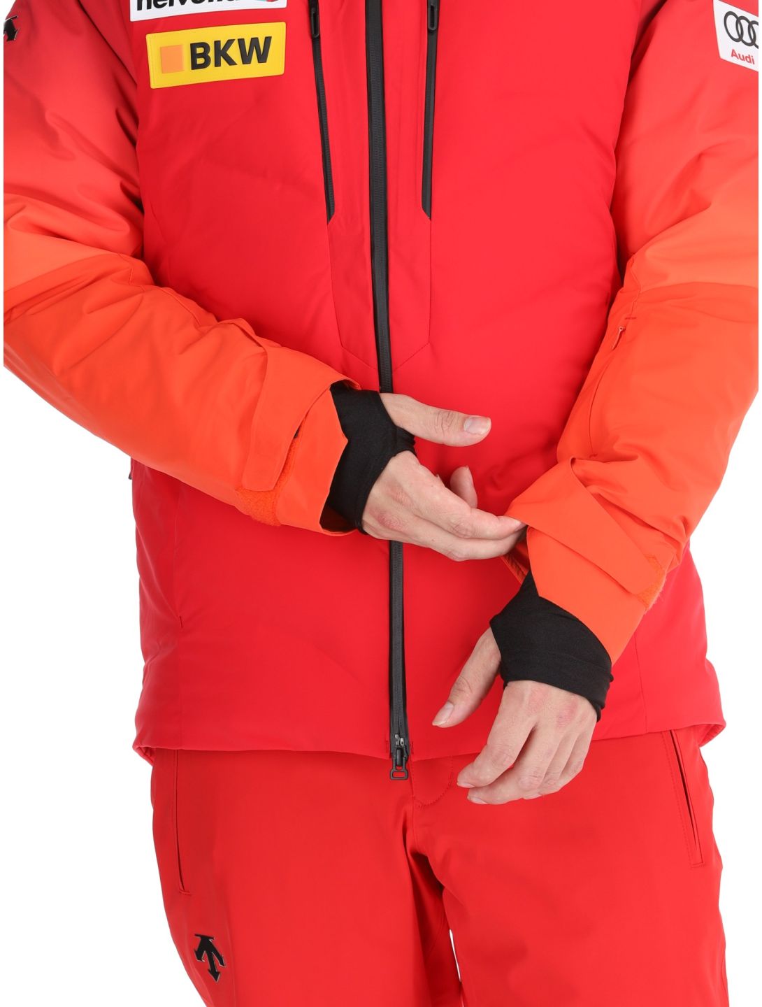 Descente, M-GK21 veste de ski hommes Swiss rouge 