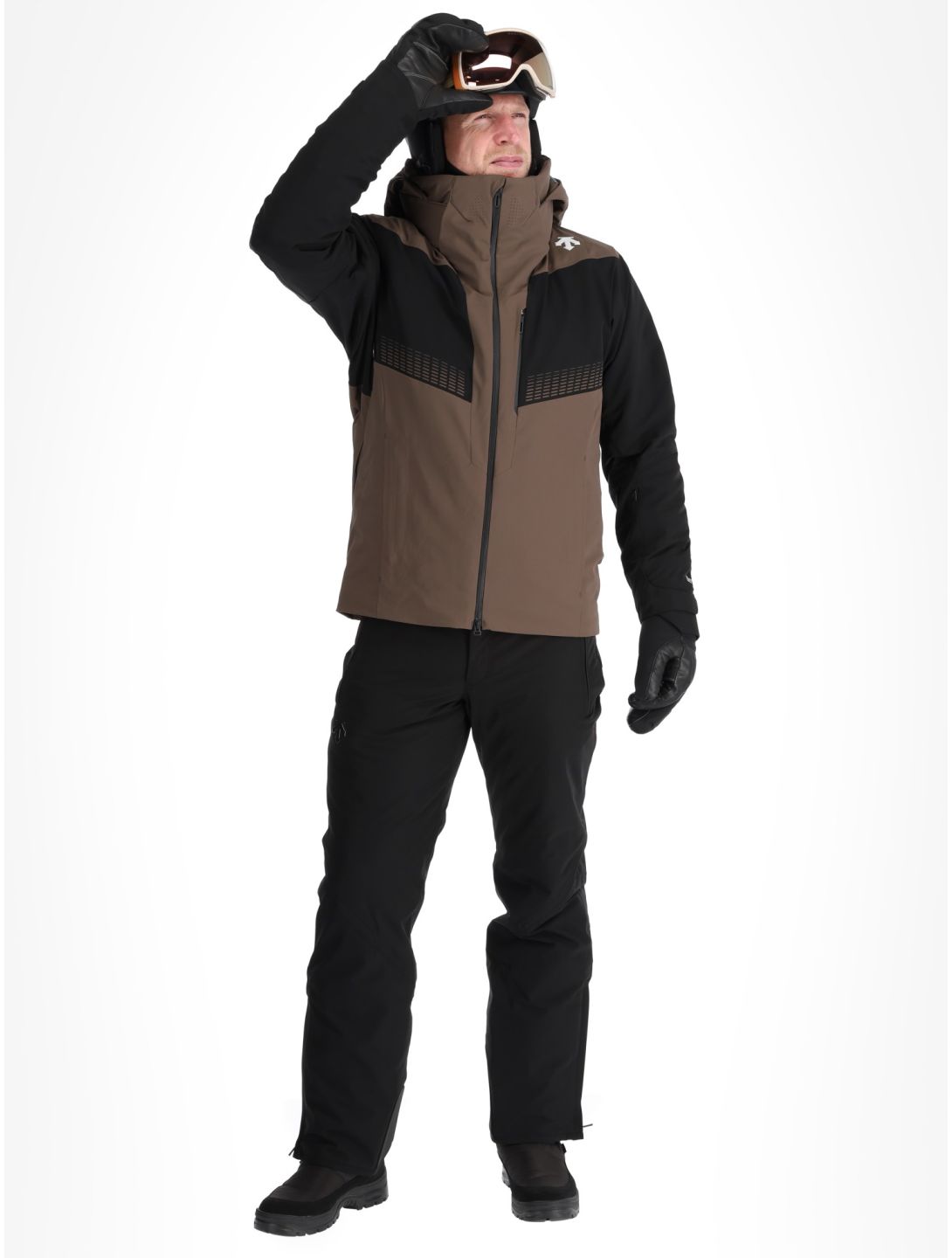 Descente, M-GK26 veste de ski hommes Bark Brown brun 