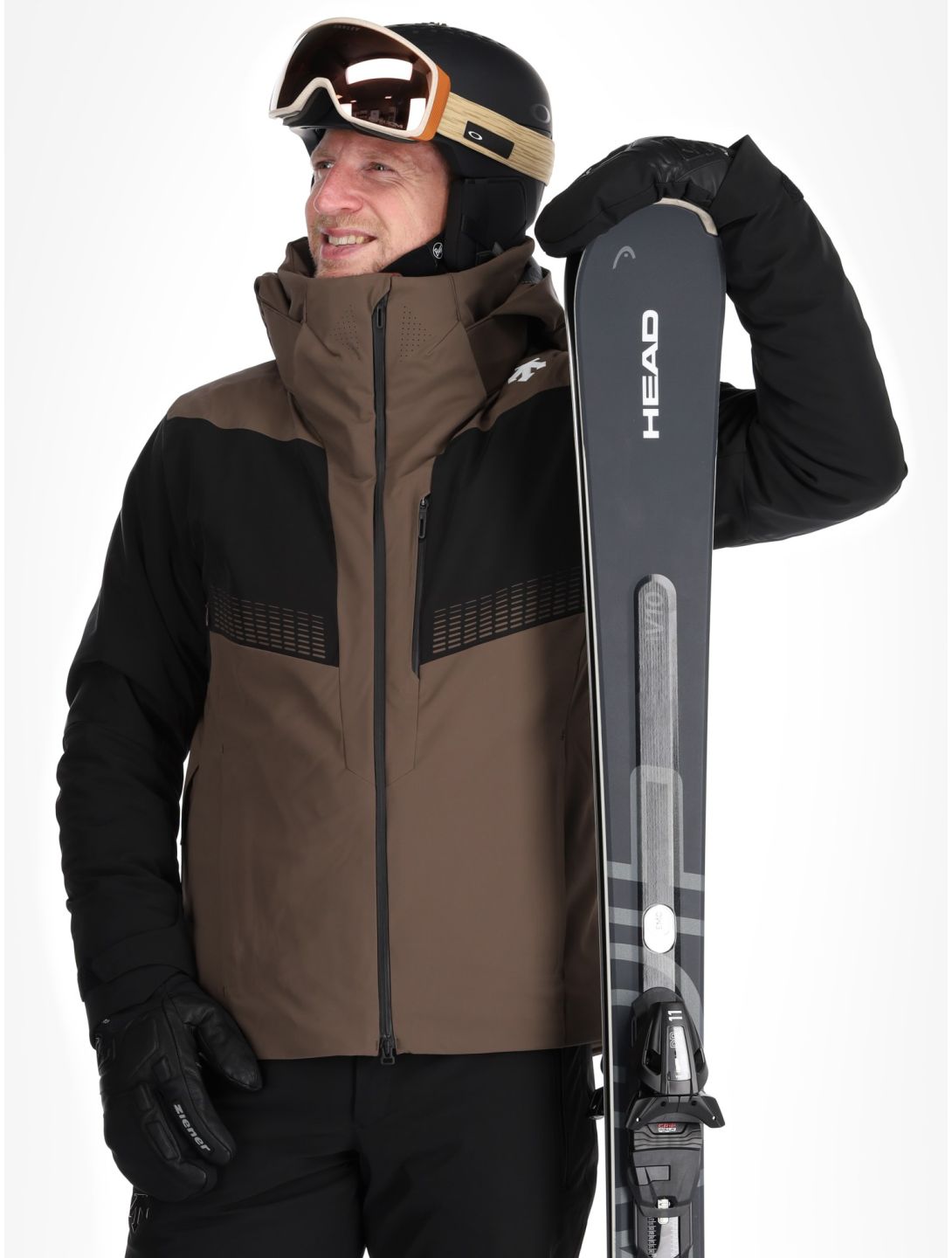 Descente, M-GK26 veste de ski hommes Bark Brown brun 