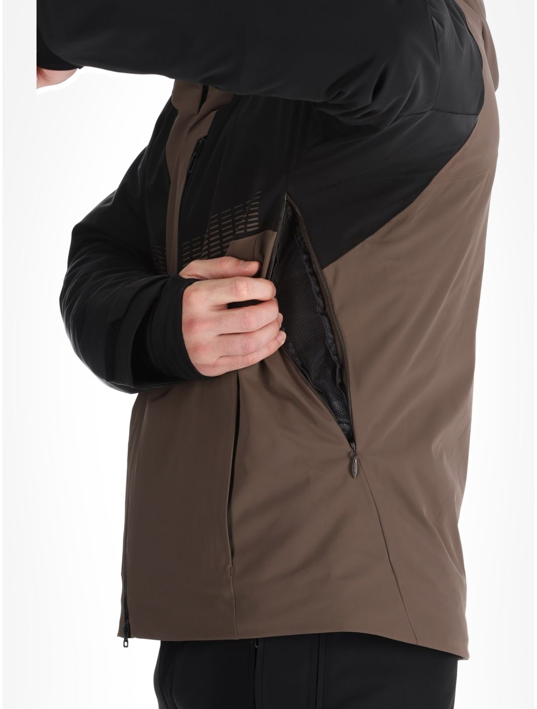 Descente, M-GK26 veste de ski hommes Bark Brown brun 