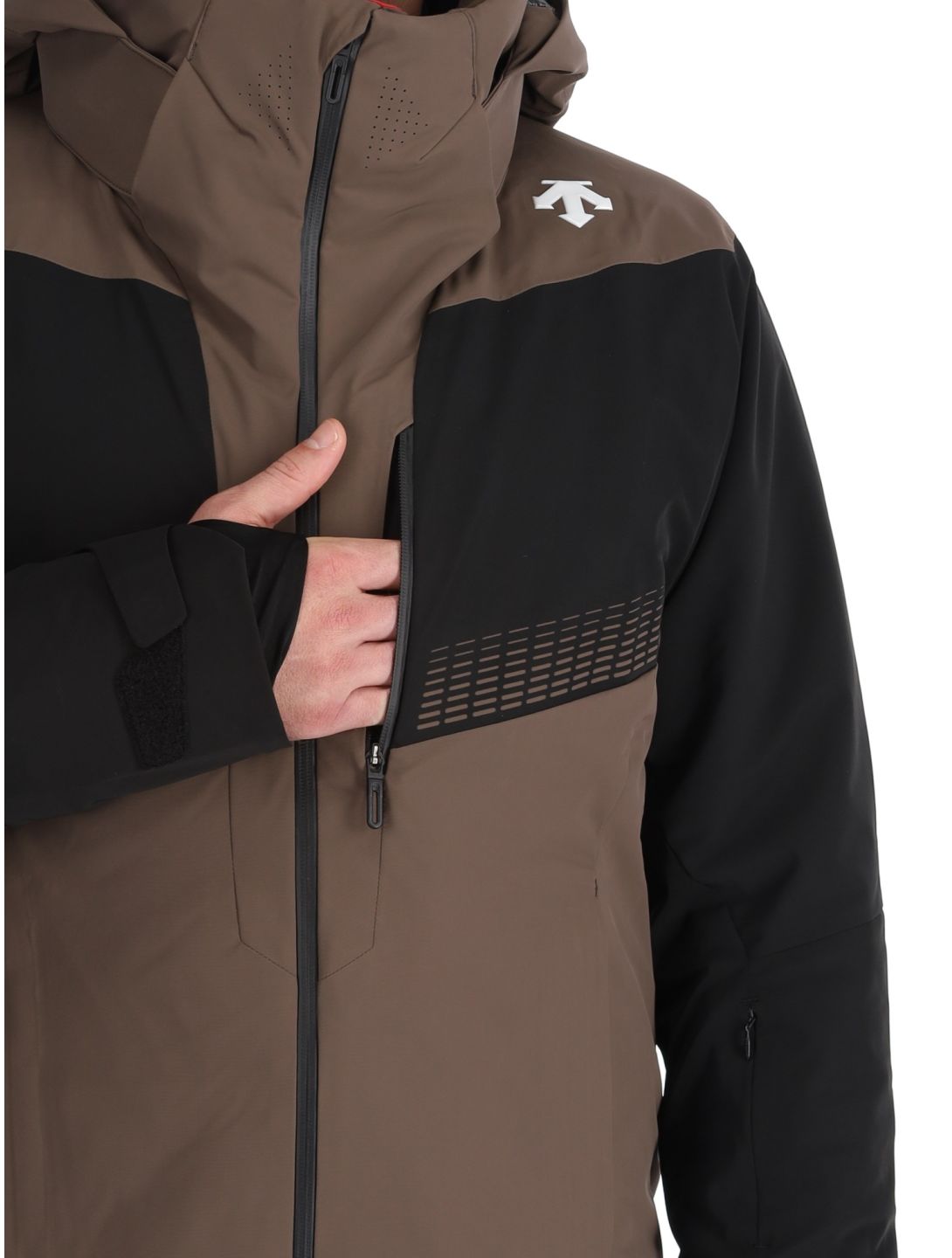 Descente, M-GK26 veste de ski hommes Bark Brown brun 