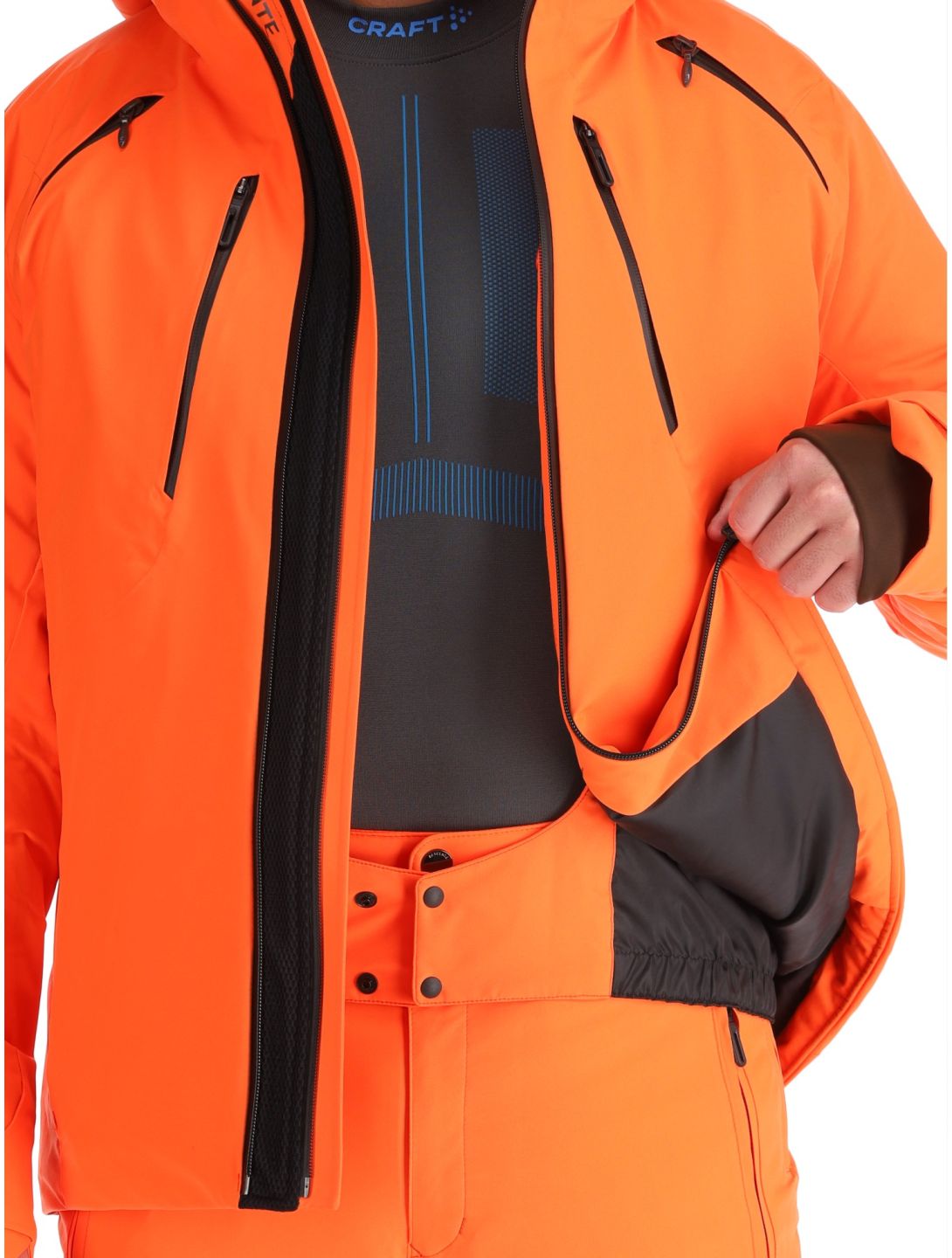 Descente, M-GK27 veste de ski hommes Momiji Orange orange 