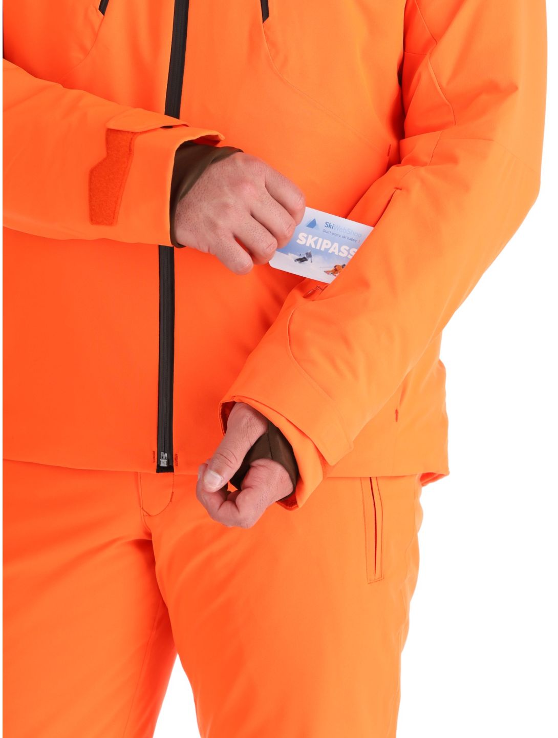 Descente, M-GK27 veste de ski hommes Momiji Orange orange 