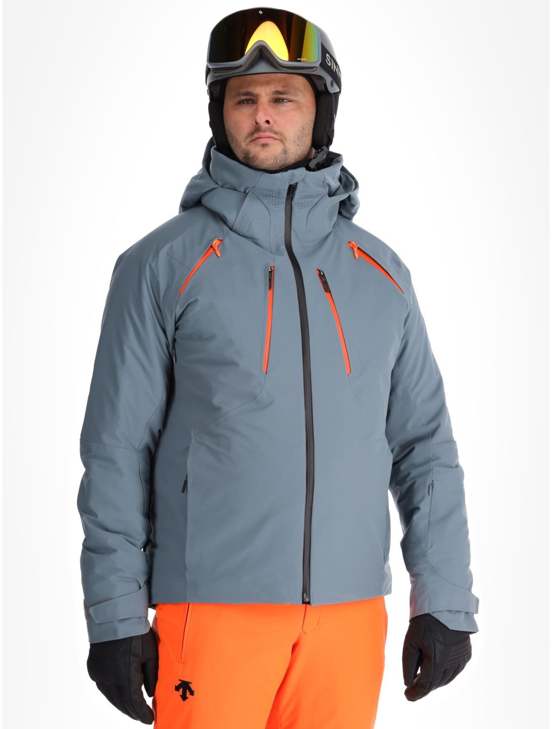 Descente, M-GK27 veste de ski hommes Storm Weather Grey gris 