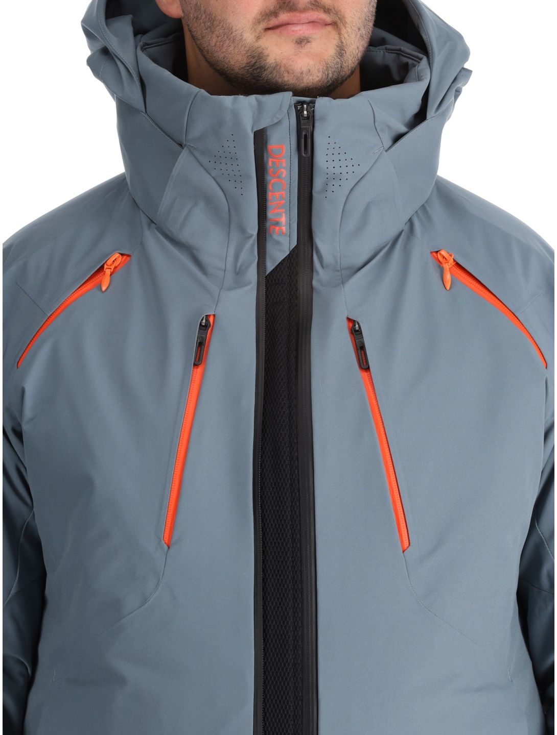 Descente, M-GK27 veste de ski hommes Storm Weather Grey gris 