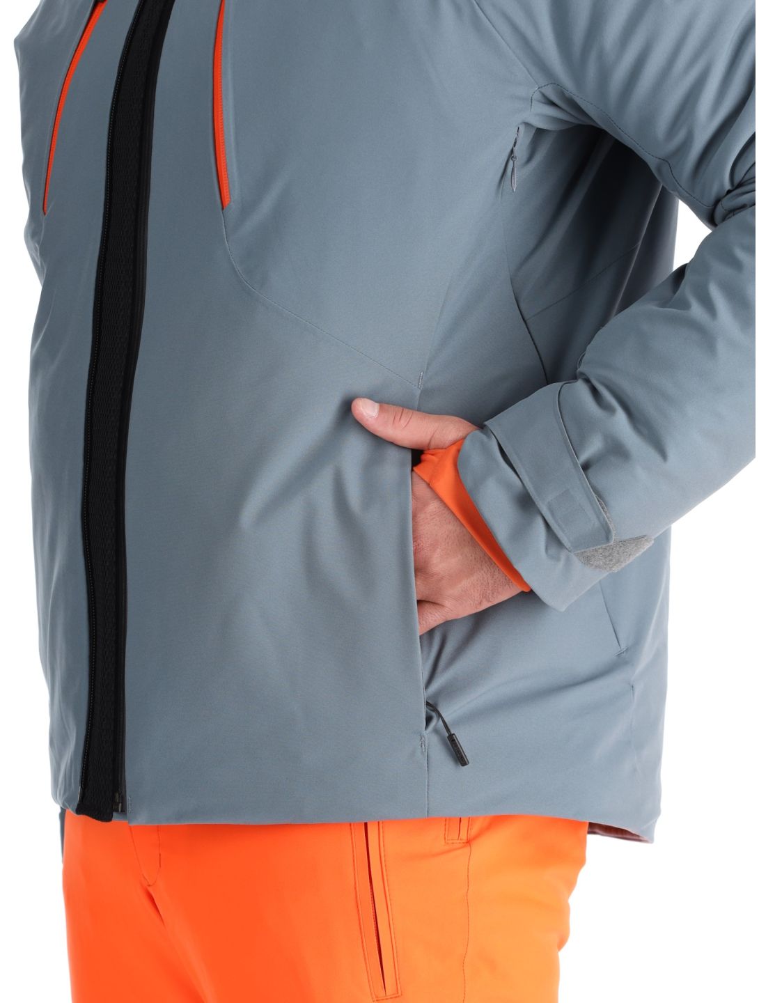 Descente, M-GK27 veste de ski hommes Storm Weather Grey gris 