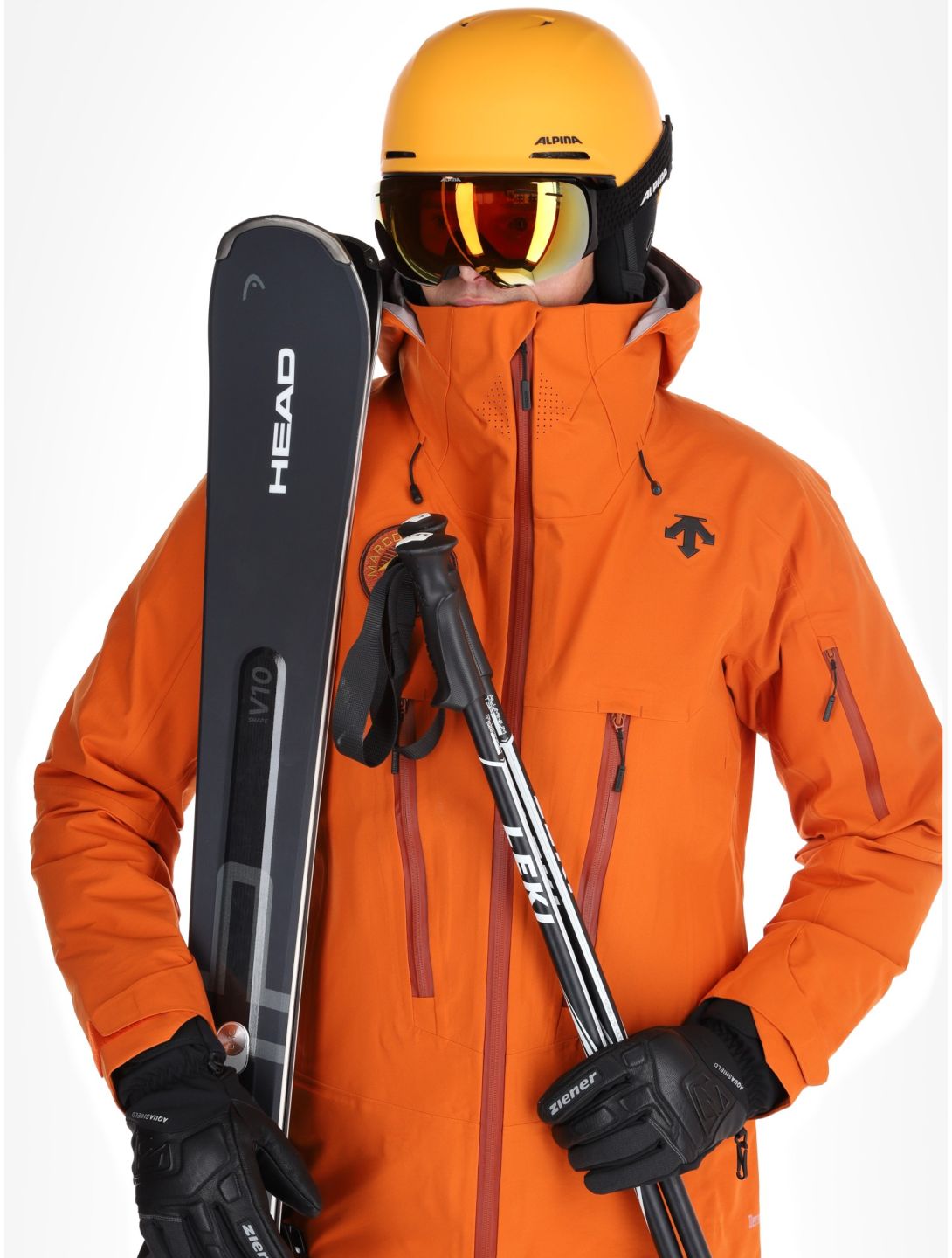 Descente, M-GK50M veste de ski à coque dure hommes Ripen Orange orange 