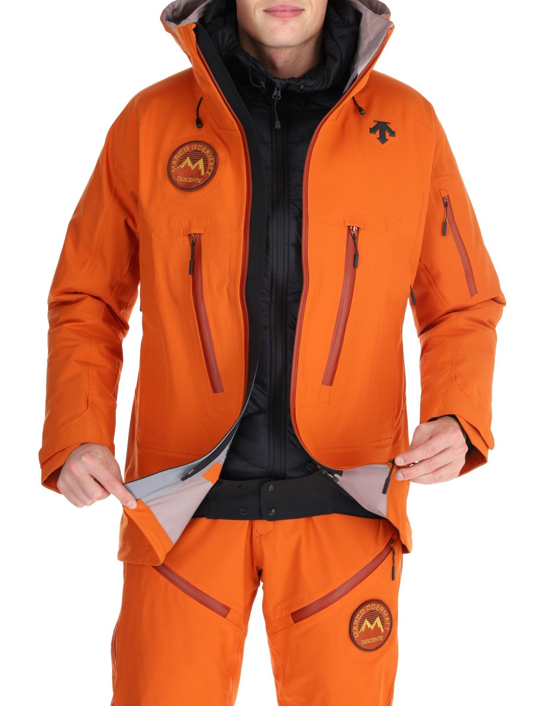 Descente, M-GK50M veste de ski à coque dure hommes Ripen Orange orange 