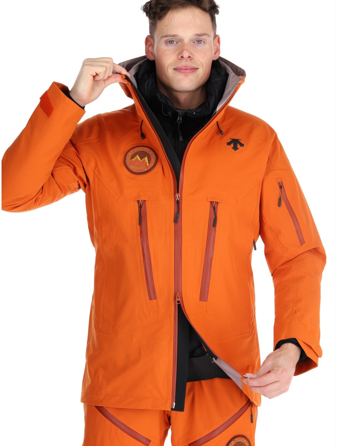 Descente, M-GK50M veste de ski à coque dure hommes Ripen Orange orange 