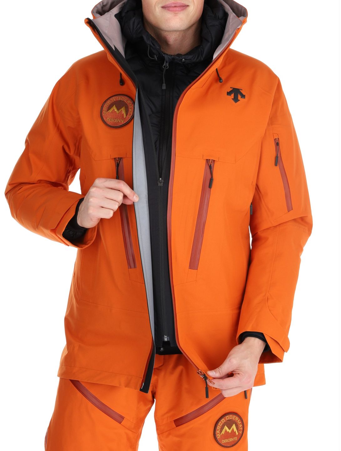 Descente, M-GK50M veste de ski à coque dure hommes Ripen Orange orange 