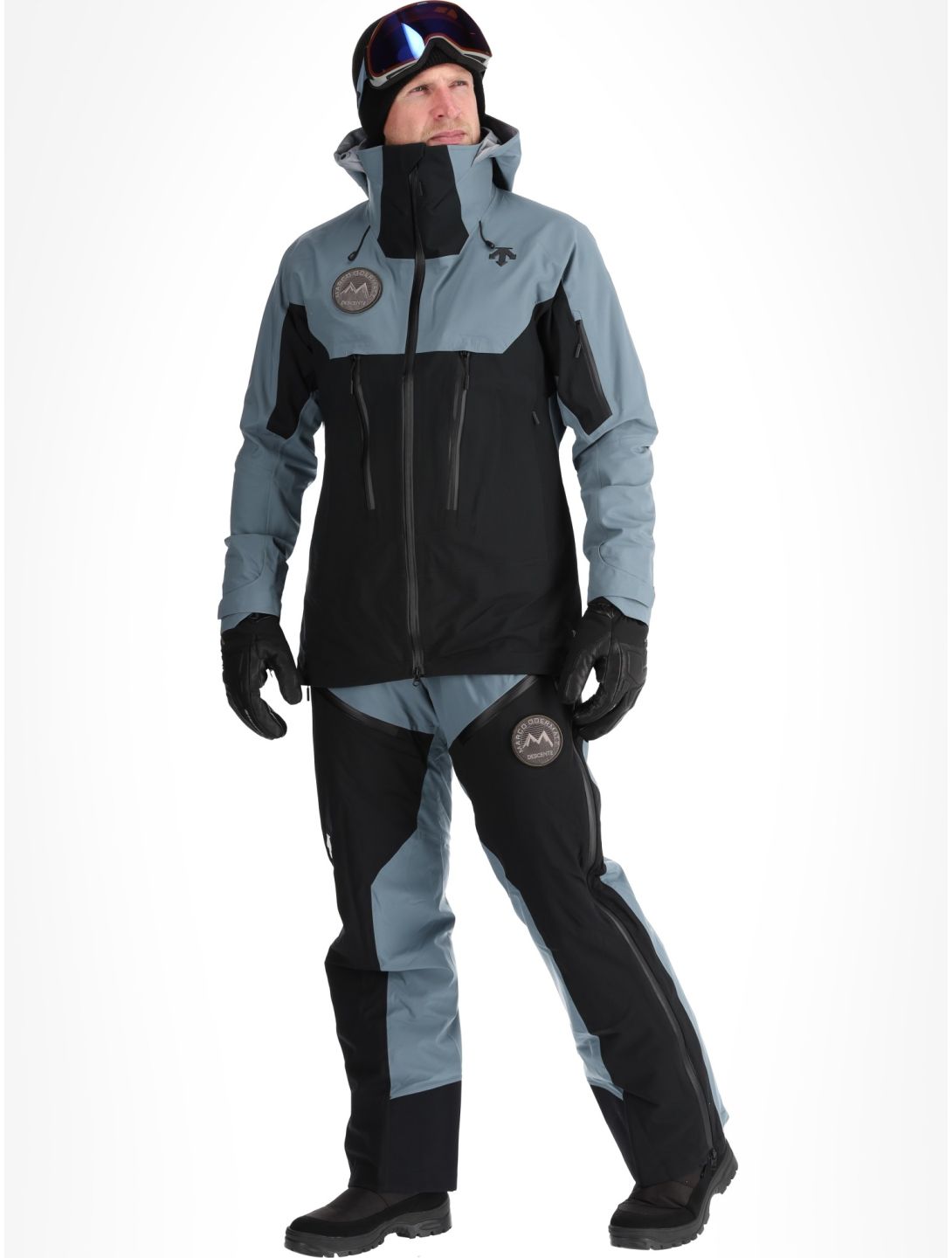 Descente, M-GK50M veste de ski à coque dure hommes Storm Weather Grey gris 